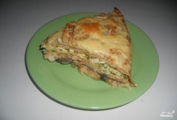 Курник из блинов Курник из блинов