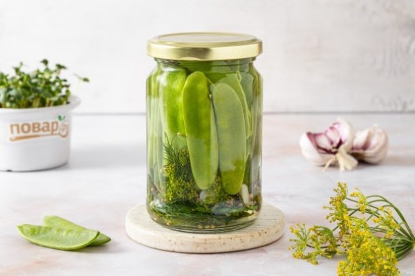 Маринованный зеленый горошек Маринованный зеленый горошек