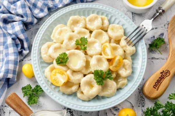 Картофельные клёцки с сыром Картофельные клёцки с сыром