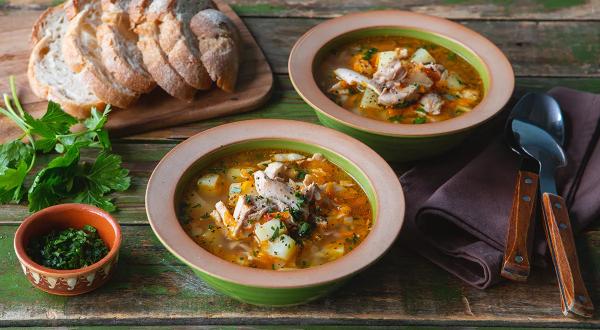 Картофельный суп с курицей, пошаговый рецепт с фото на 409 ккал Картофельный суп с курицей, пошаговый рецепт с фото на 409 ккал