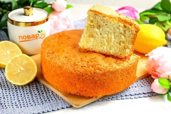 Лимонный бисквит Лимонный бисквит