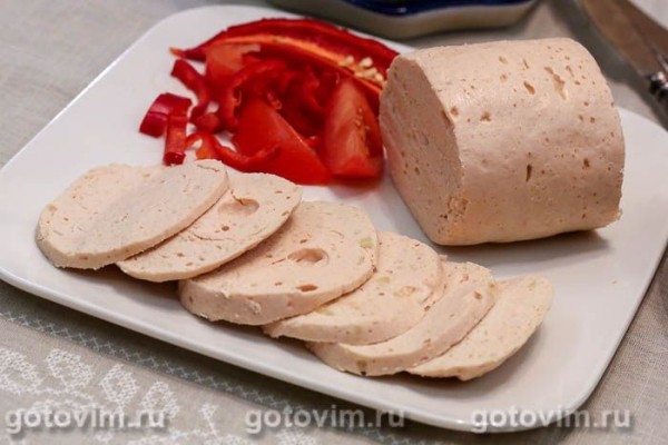 Колбаса из куриных грудок с молоком Колбаса из куриных грудок с молоком