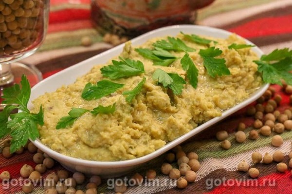 Хумус с оливками Хумус с оливками