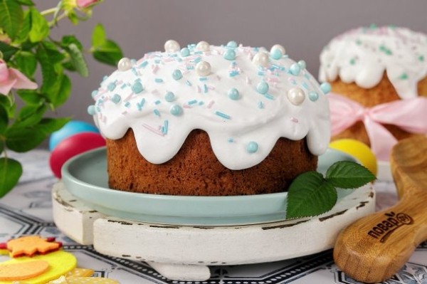 Глазурь для кулича нелипкая Глазурь для кулича нелипкая