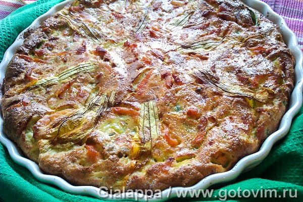 Клафути с овощами и лососем Клафути с овощами и лососем