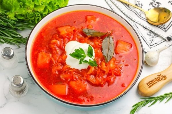 Очень вкусный борщ Очень вкусный борщ