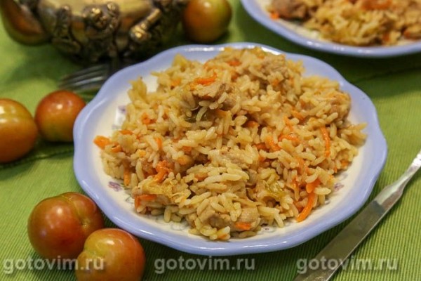 Плов со свининой с алычой Плов со свининой с алычой