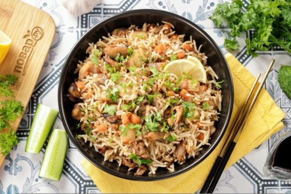 Морепродукты с рисом Морепродукты с рисом