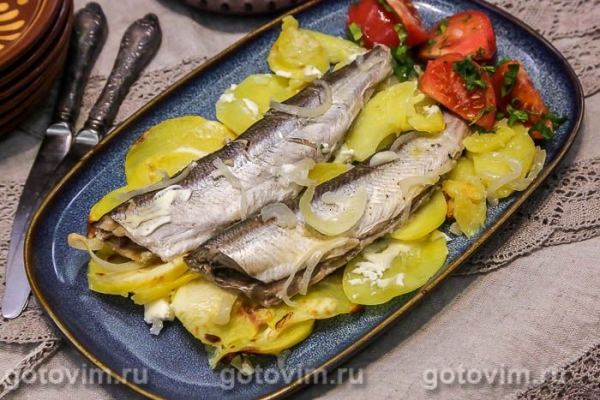 Запеканка из ряпушки с картофелем Запеканка из ряпушки с картофелем
